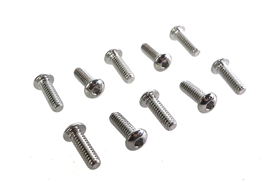 Colony Allen Button Head Screws Chrome 1/4 X 3/4"" - additional view 4