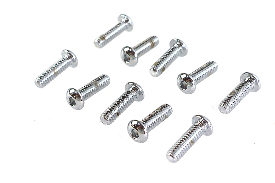 Colony Allen Button Head Screws Chrome 1/4 X 7/8"" - additional view 3