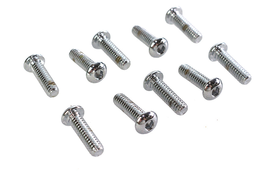 Colony Allen Button Head Screws Chrome 1/4 X 7/8"" - additional view 4