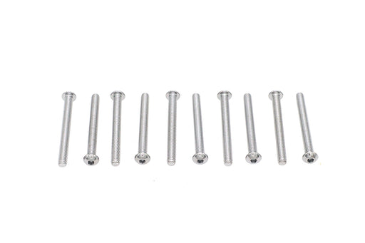 Colony Allen Button Head Screws Chrome 1/4 X 2-1/2""