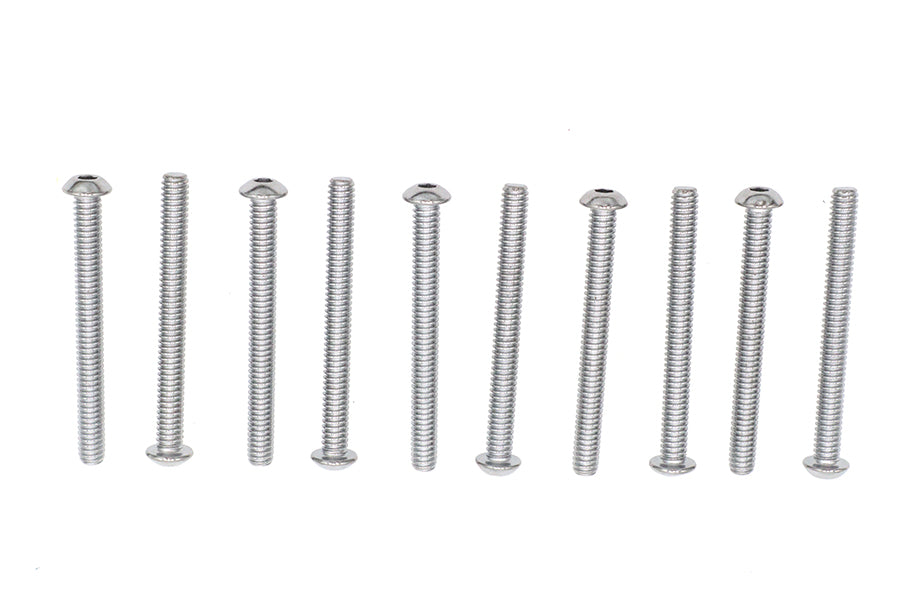 Colony Allen Button Head Screws Chrome 1/4 X 2-1/2"" - additional view 2