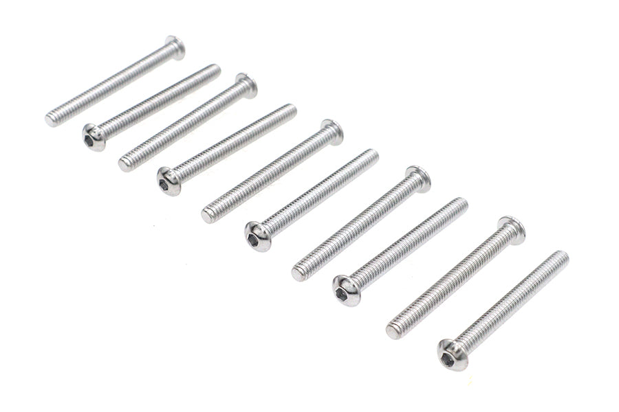 Colony Allen Button Head Screws Chrome 1/4 X 2-1/2"" - additional view 4