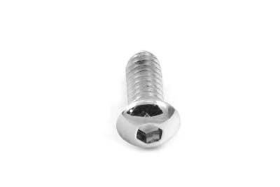 Colony Allen Button Head Screws Chrome 3/8-16 X 1""
