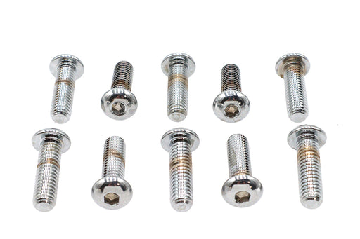 Colony Allen Button Head Screws Chrome 3/8 X 1-1/4""
