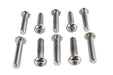 Colony Allen Button Head Screws Chrome 3/8-16 X 1-3/4""