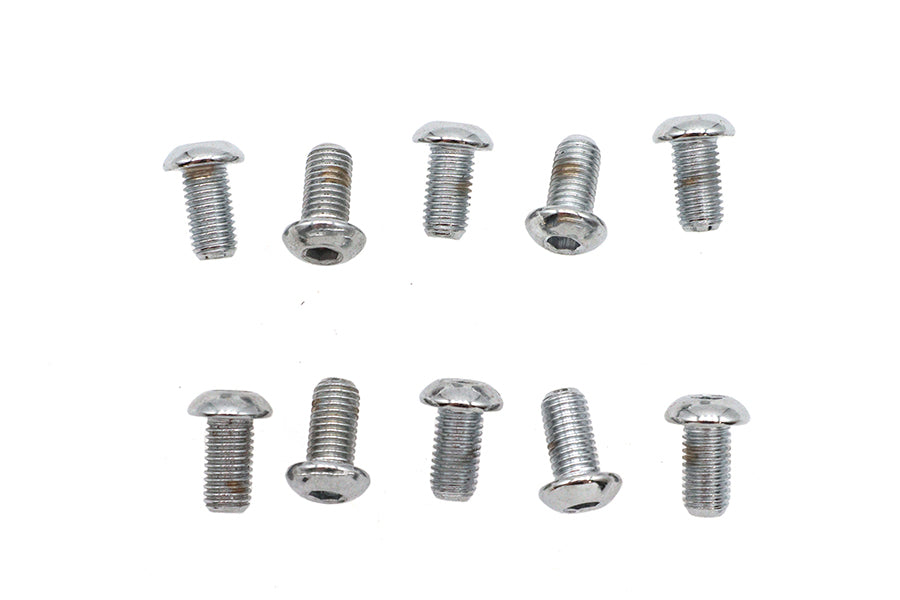 Colony Allen Button Head Screws Chrome 1/4 X 1/2"" - additional view 2