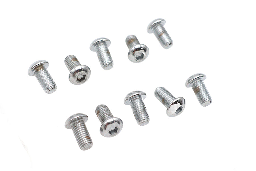 Colony Allen Button Head Screws Chrome 1/4 X 1/2"" - additional view 3