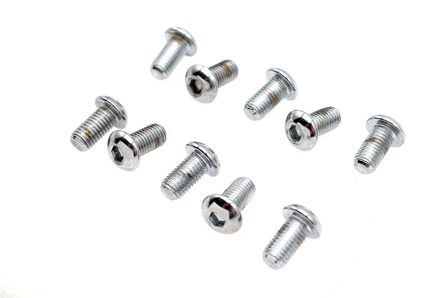 Colony Allen Button Head Screws Chrome 1/4 X 1/2"" - additional view 4