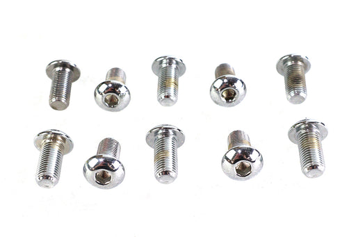 Colony Allen Button Head Screws Chrome 3/8 X 3/4""