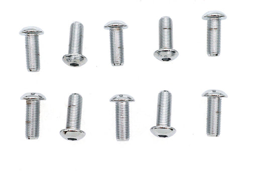Colony Allen Button Head Screws Chrome 3/8 X 1"" - additional view 2