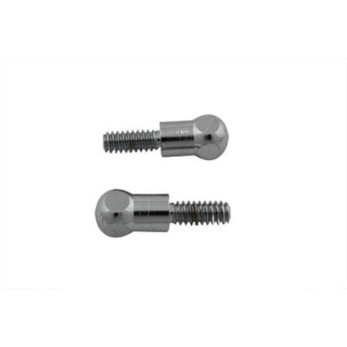 Chrome Brake Handle Screw Set Dome - V-Twin 37-8775 - OEM 4154-28
