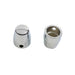 Chrome Rear Axle Caps Smooth Style - V-Twin 37-8908 - Big Twin 1987-2006