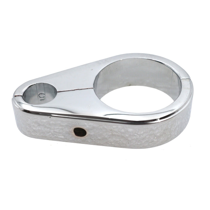Chrome Clutch Cable Clamp 1-1/8",Y - V-Twin 37-8915 - Big Twin 0+