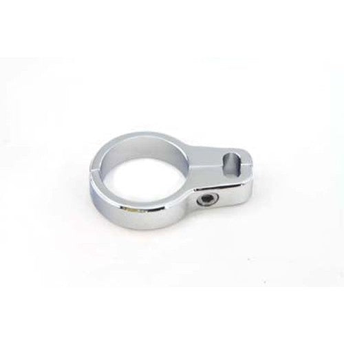 Chrome Cable Clamp 1-1/4",Y - V-Twin 37-8976 - Big Twin 0+