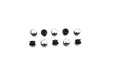 V-Twin Manufacturing Spotlamp Bar Hole Plug Chrome