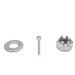 Chrome Axle Nut Kit Castle Style 5/8 - 18 UNF - V-Twin 37-9032