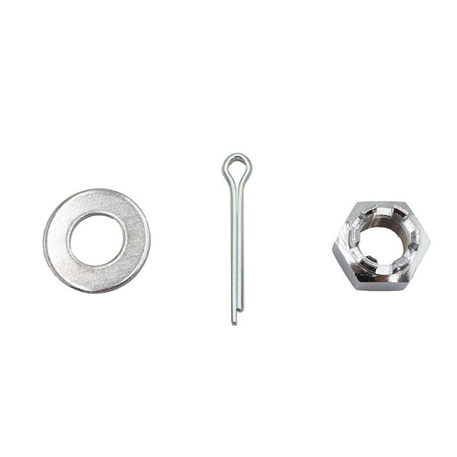 Chrome Axle Nut Kit Castle Style 5/8 - 18 UNF - V-Twin 37-9032