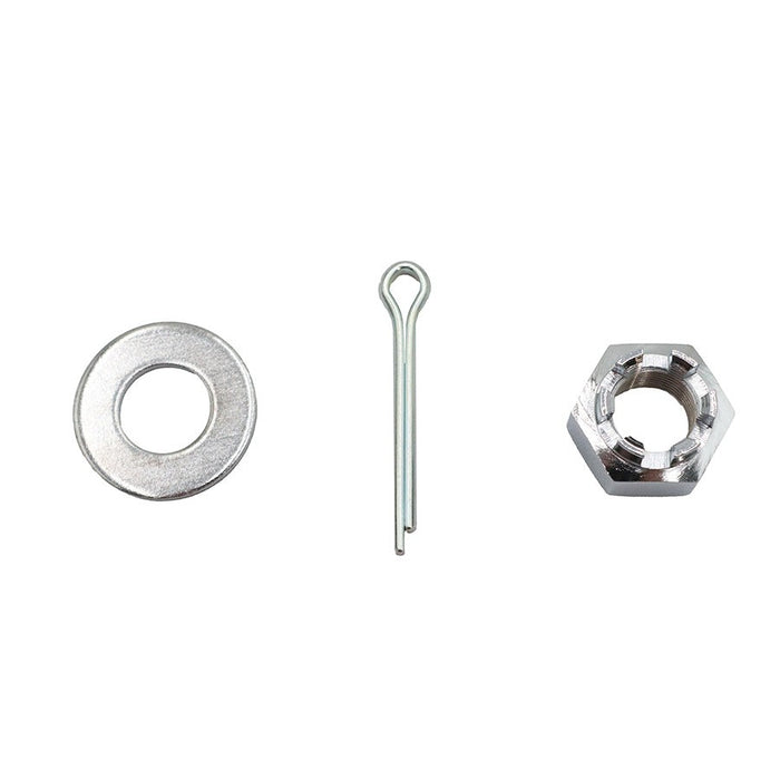 Chrome Axle Nut Kit Castle Style 5/8 - 18 UNF - V-Twin 37-9032