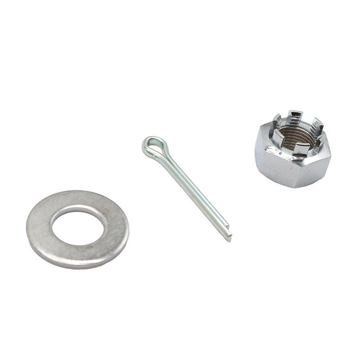 Chrome Axle Nut Kit Castle Style 5/8 - 18 UNF - V-Twin 37-9032