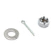Chrome Axle Nut Kit Castle Style 5/8 - 18 UNF - V-Twin 37-9032
