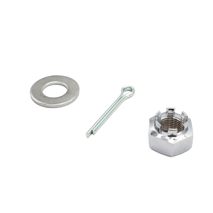 Chrome Axle Nut Kit Castle Style 5/8 - 18 UNF - V-Twin 37-9032