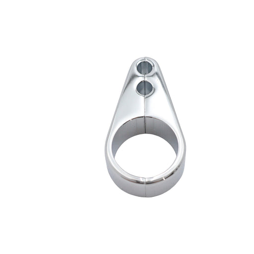 Dual Throttle Cable Clamp Chrome - V-Twin 37-9119