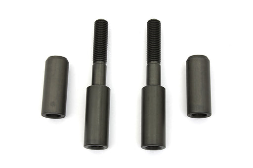 V-Twin Manufacturing Black Phosphate Mirror Relocation Kit