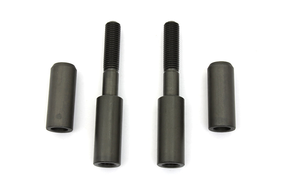 V-Twin Manufacturing Black Phosphate Mirror Relocation Kit