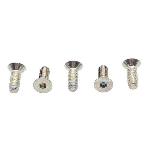 Cast Wheel Front and Rear Disc Screw and Nut Kit Zinc - V-Twin 3709-5 - OEM 1643