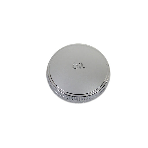 45 W/G Chrome Oil Cap - V-Twin 38-0306