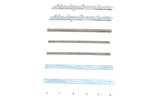 OE 1951-1954 Emblem Kit with Stainless Steel Strips