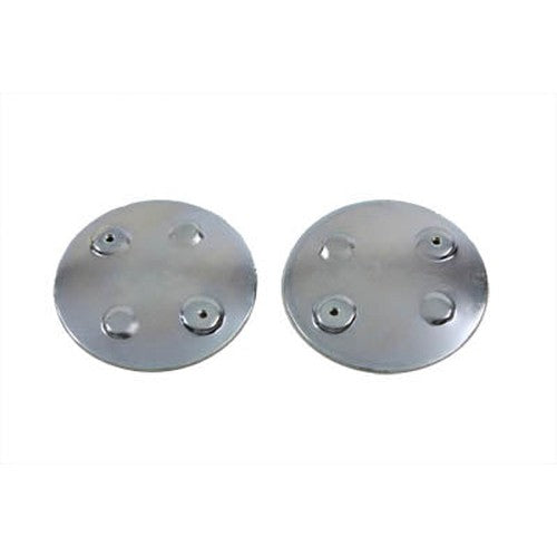 Curved Emblem Gas Tank Mount Set - Wyatt Gatling 61781-91T - OEM 61781-91T