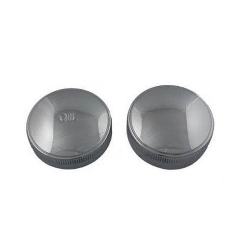 Gas Cap and Oil Cap Set Chrome - Wyatt Gatling 74818E - OEM 61104-37