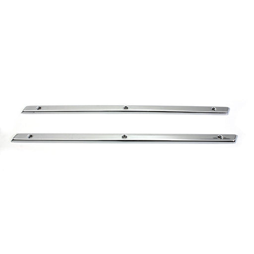 Chrome Steel Emblem Trim Strips - V-Twin 38-7045