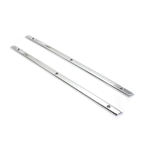 Chrome Steel Emblem Trim Strips - V-Twin 38-7045