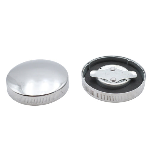 Factory Sample Stock Style Gas Cap Set Vented - V-Twin 38-7239 - OEM 61103-36A - Sportster 1936-1982