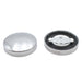Factory Sample Stock Style Gas Cap Set Vented - V-Twin 38-7239 - OEM 61103-36A - Sportster 1936-1982