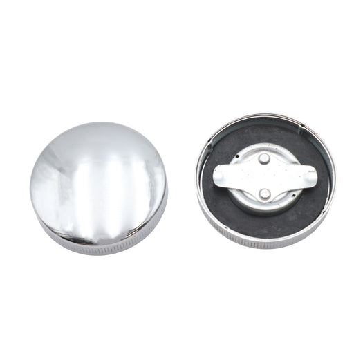 Factory Sample Stock Style Gas Cap Set Vented - V-Twin 38-7239 - OEM 61103-36A - Sportster 1936-1982