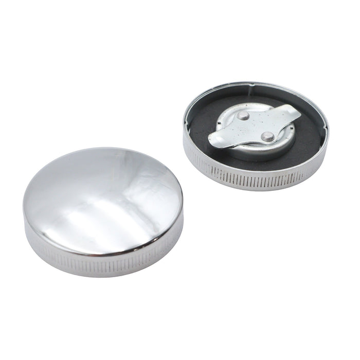 Factory Sample Stock Style Gas Cap Set Vented - V-Twin 38-7239 - OEM 61103-36A - Sportster 1936-1982