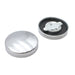 Factory Sample Stock Style Gas Cap Set Vented - V-Twin 38-7239 - OEM 61103-36A - Sportster 1936-1982