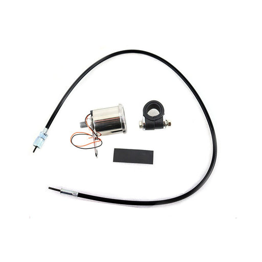 Deco 48mm Mechanical Tachometer Kit with 2:1 Ratio - V-Twin 39-0366