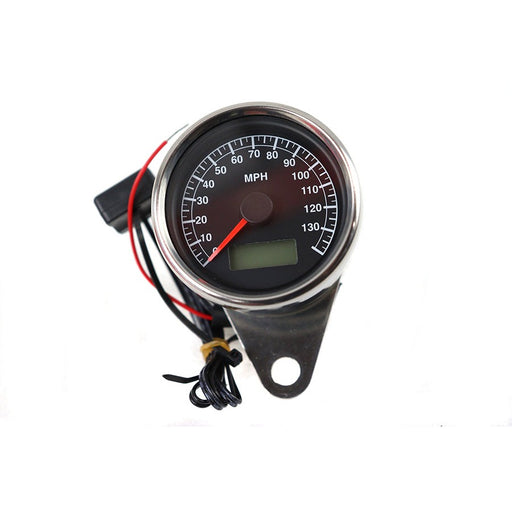 Mini Mechanical Speedometer with 2:1 Ratio - V-Twin 39-0858