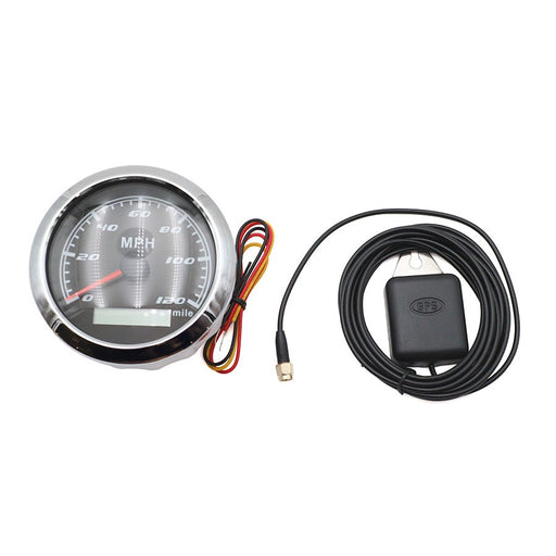 85mm GPS Speedometer Black - V-Twin 39-0870