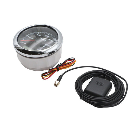 85mm GPS Speedometer Black - V-Twin 39-0870