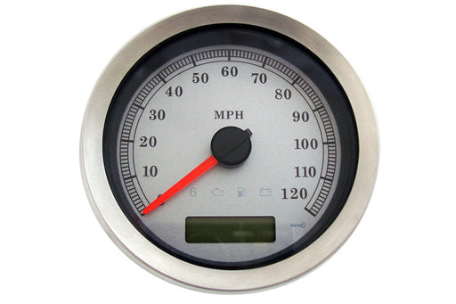 V-Twin Manufacturing 4 Electronic Speedometer Assembly Silver