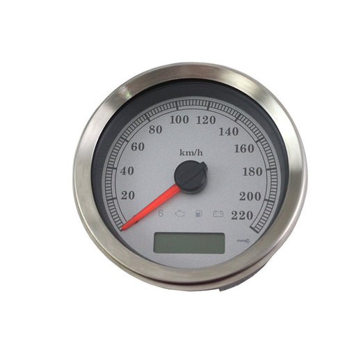 4 Electronic Speedometer Assembly Silver - V-Twin 39-0879 - OEM -