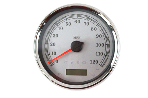V-Twin Manufacturing 5 Electronic Speedometer Assembly Silver