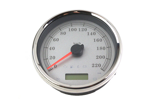 V-Twin Manufacturing 5 Electronic Speedometer Assembly Silver