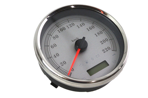 V-Twin Manufacturing 5 Electronic Speedometer Assembly Silver - additional view 2