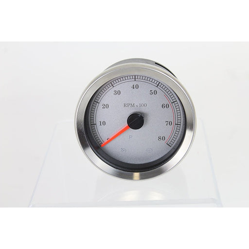 4 Silver Electronic Tachometer - V-Twin 39-0983